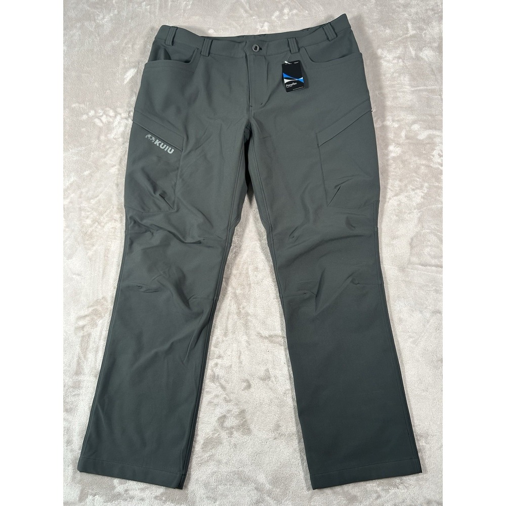 New KUIU Attack Pants Mens 44x34 Gunmetal Cargo Primeflex Hiking Hunting Outdoor